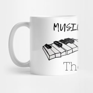 Music is my therapy Mug